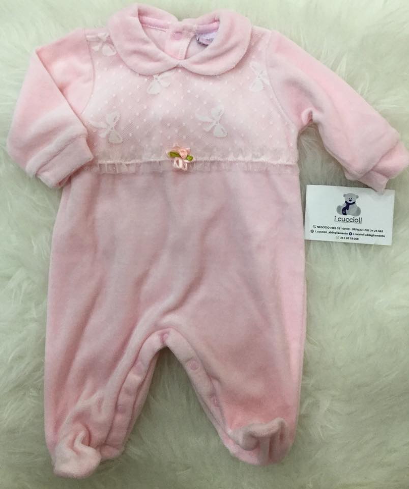 Tutine ciniglia neonato eleganti sale