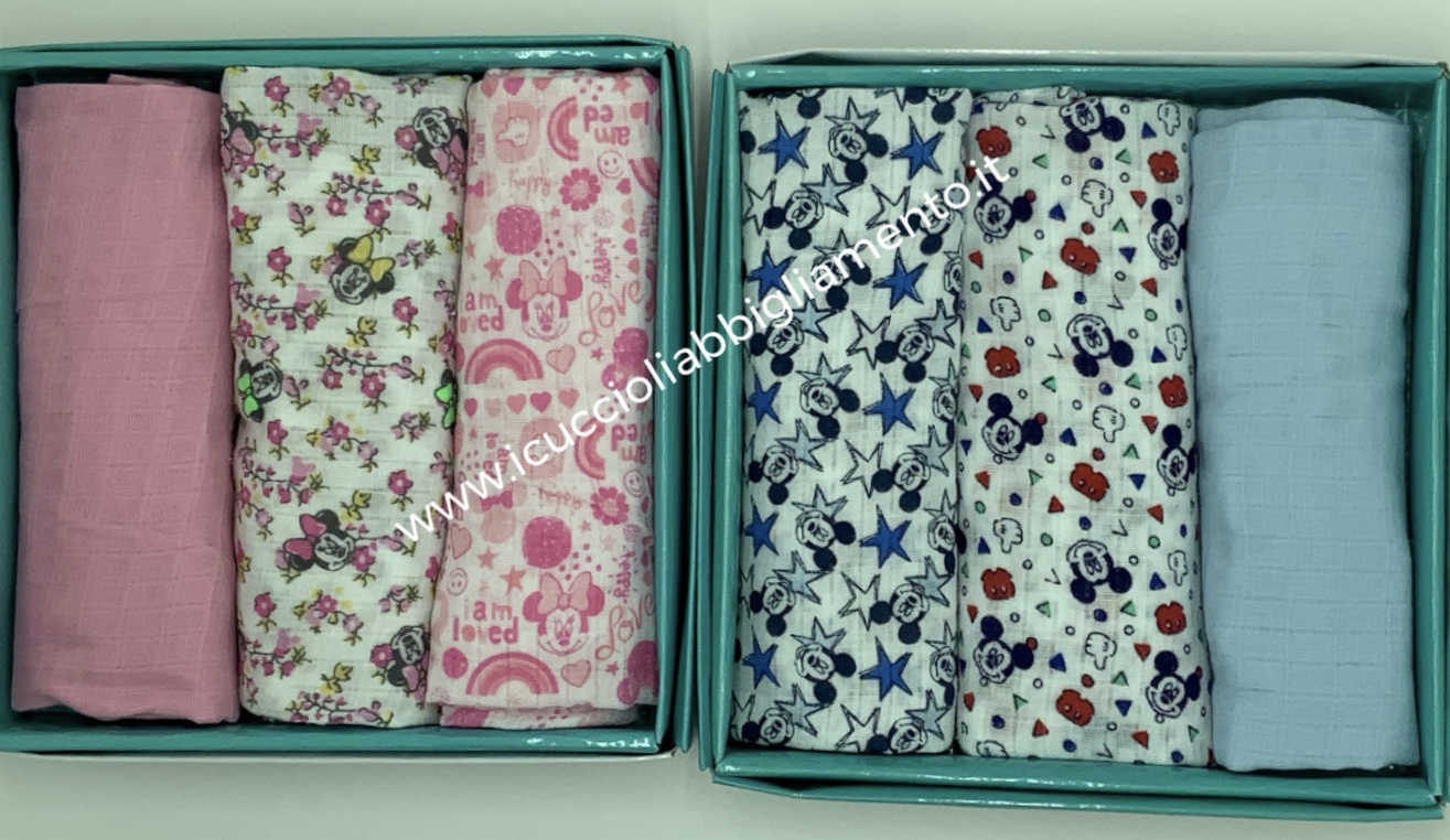 Set di tre quadrati Disney 