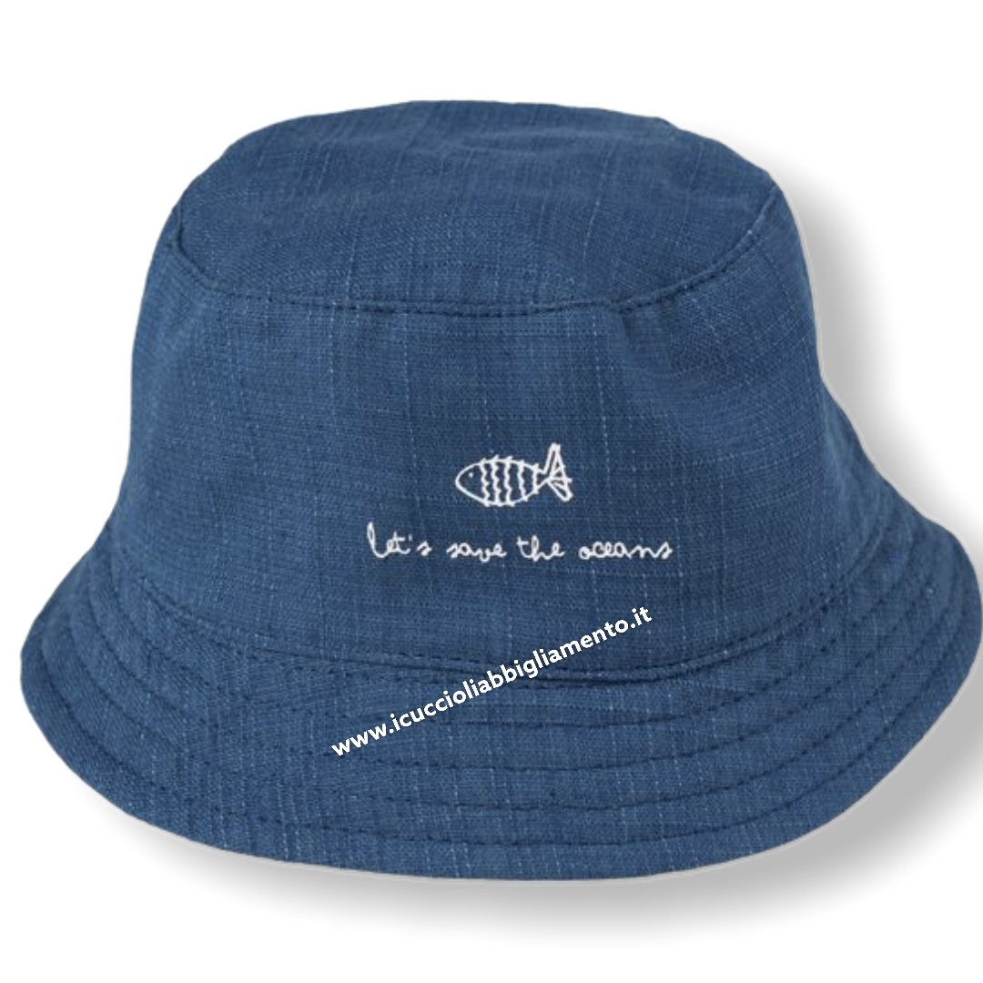 Cappello effetto jeans 