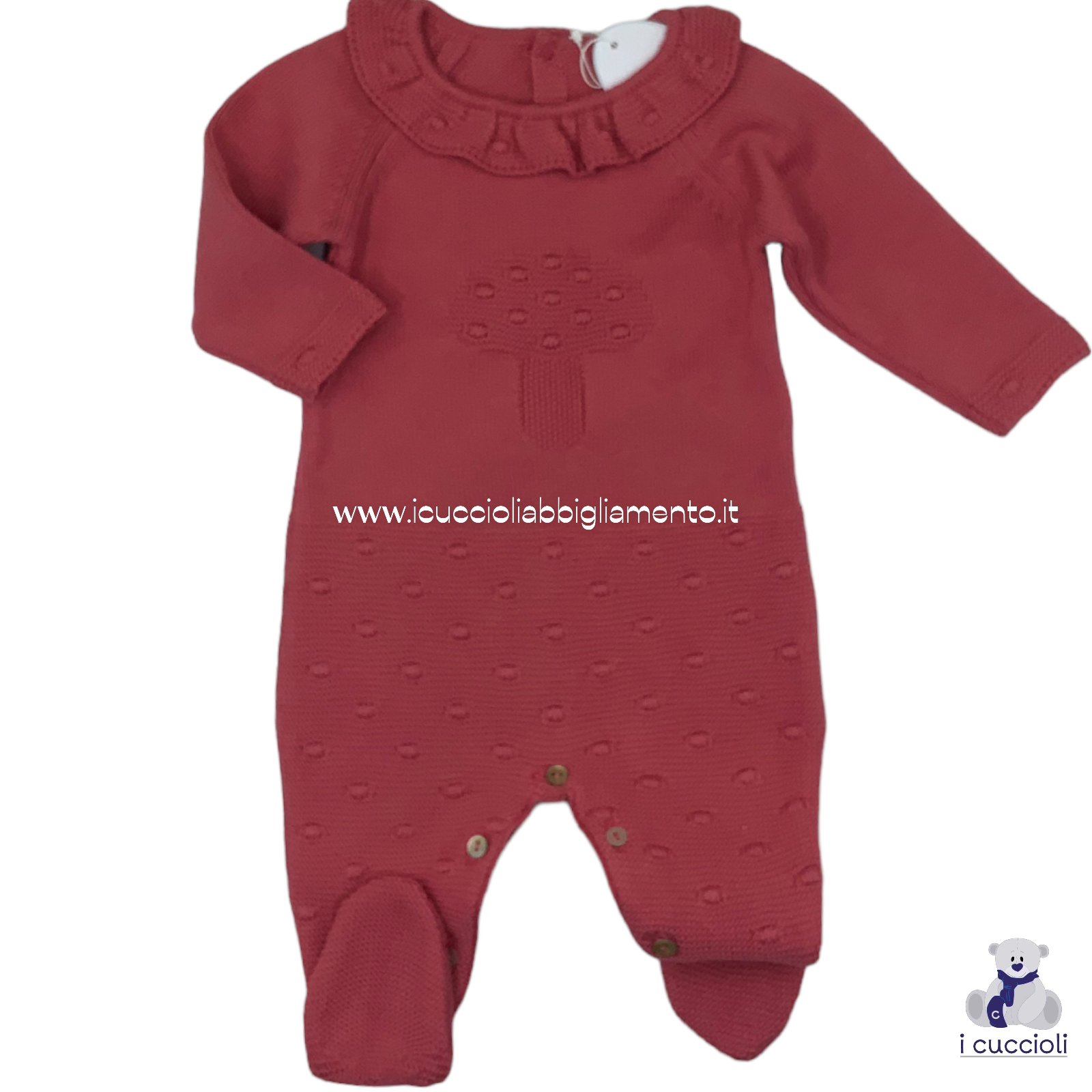 Tutina in lana e cotone organico art. 180