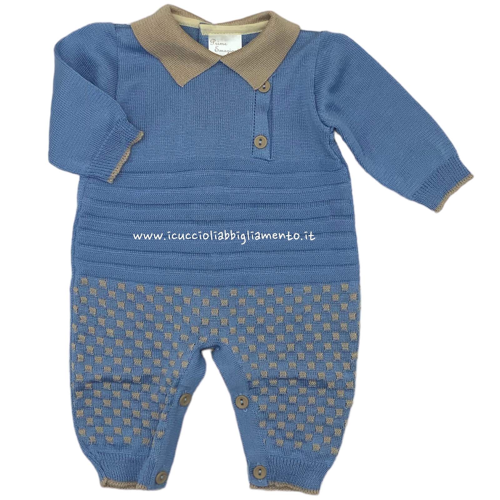 Prime Emozioni Tutina in filo art.841 Shop online I Cuccioli Abbigliamento